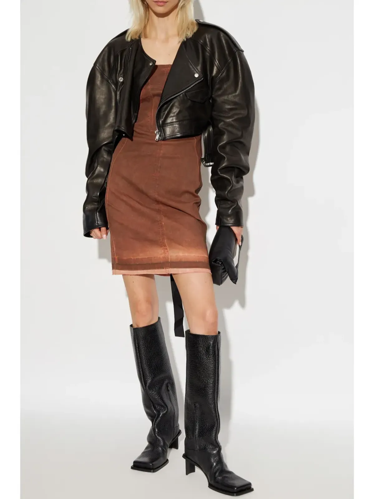 Rick Owens DRKSHDW ストラップレス デニムドレス - 画像2