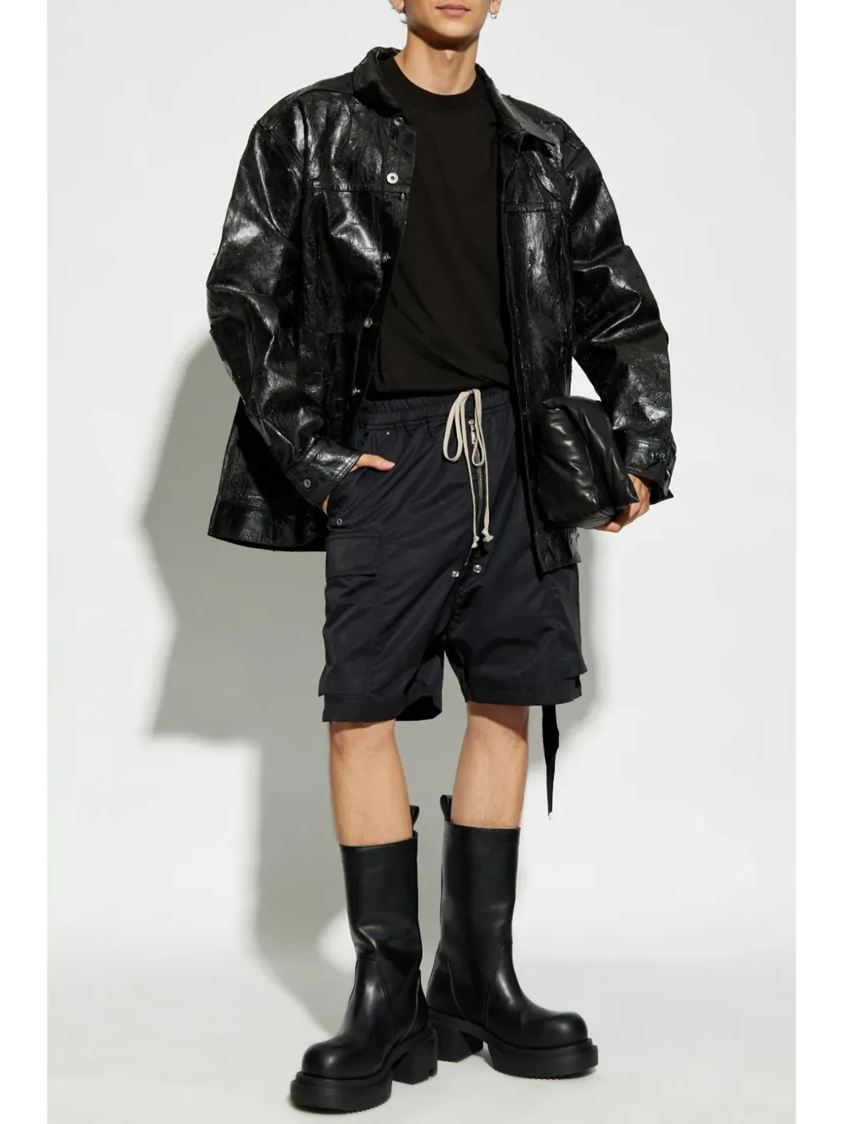 Rick Owens DRKSHDW ジャンボワーカー ジャケット - ブラック - 画像2