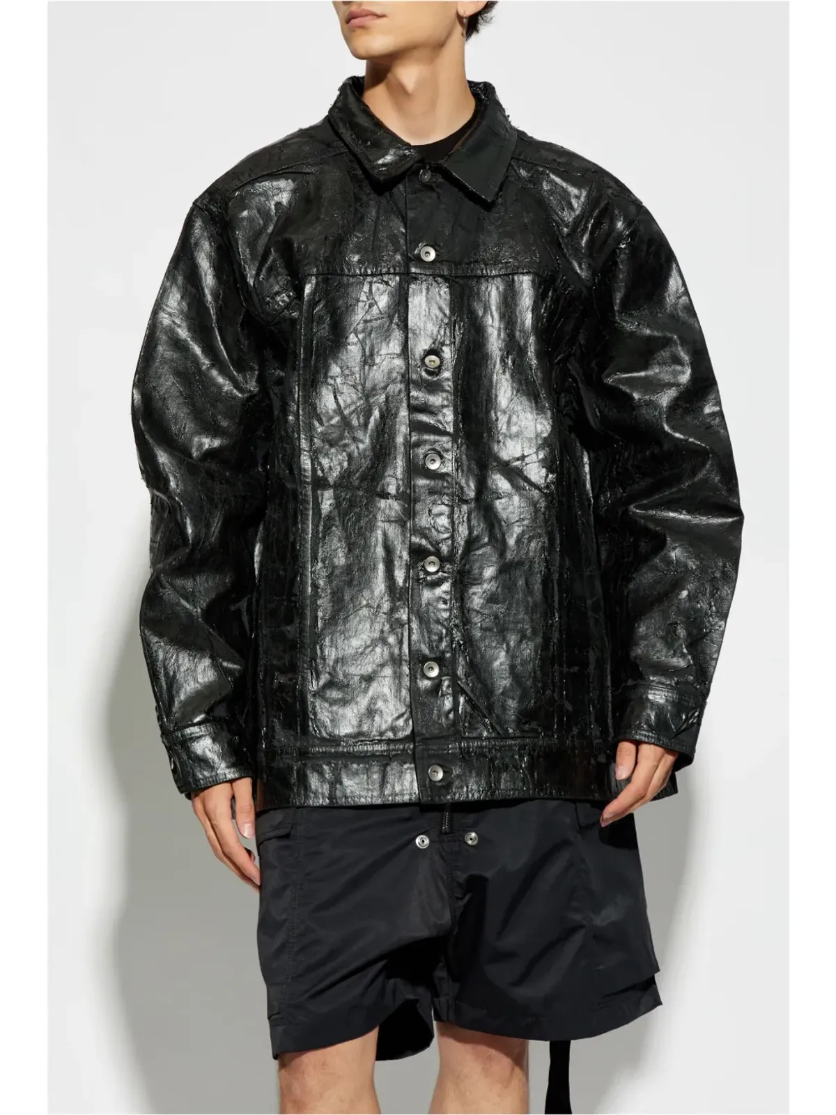 Rick Owens DRKSHDW ジャンボワーカー ジャケット - ブラック - 画像3