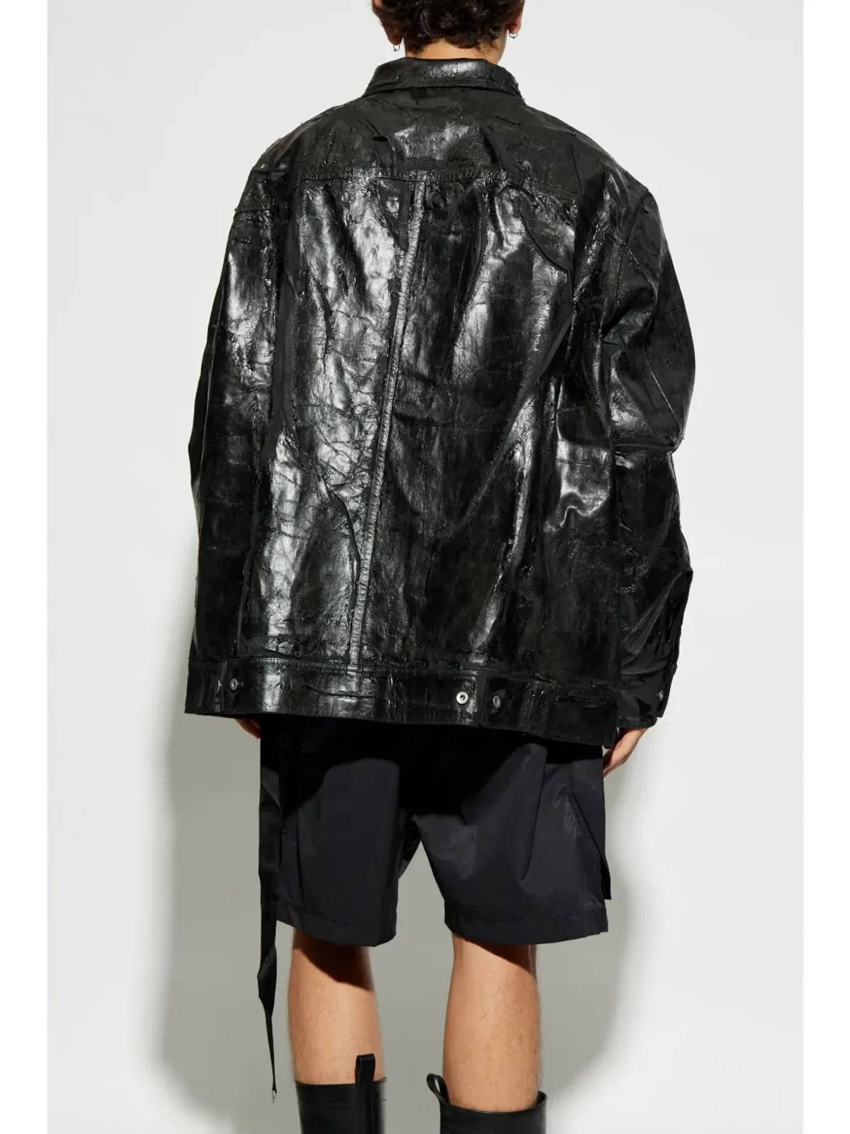 Rick Owens DRKSHDW ジャンボワーカー ジャケット - ブラック - 画像4