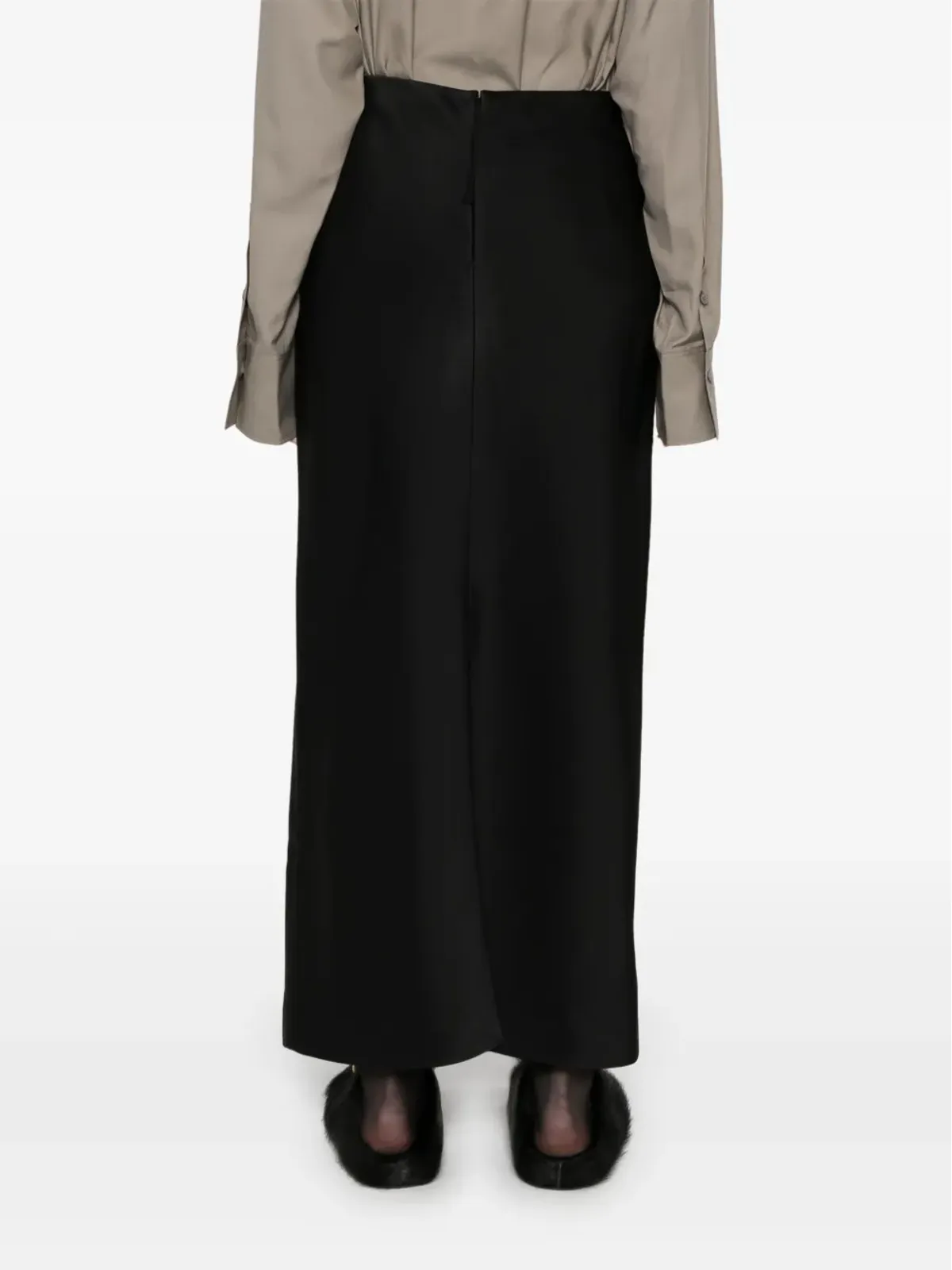 Carven バイアスカット マキシスカート - 画像4