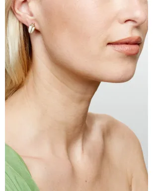 Bibi van der Velden 18kt gold Mini Mammoth Scarab stud diamond earring - サムネイル3