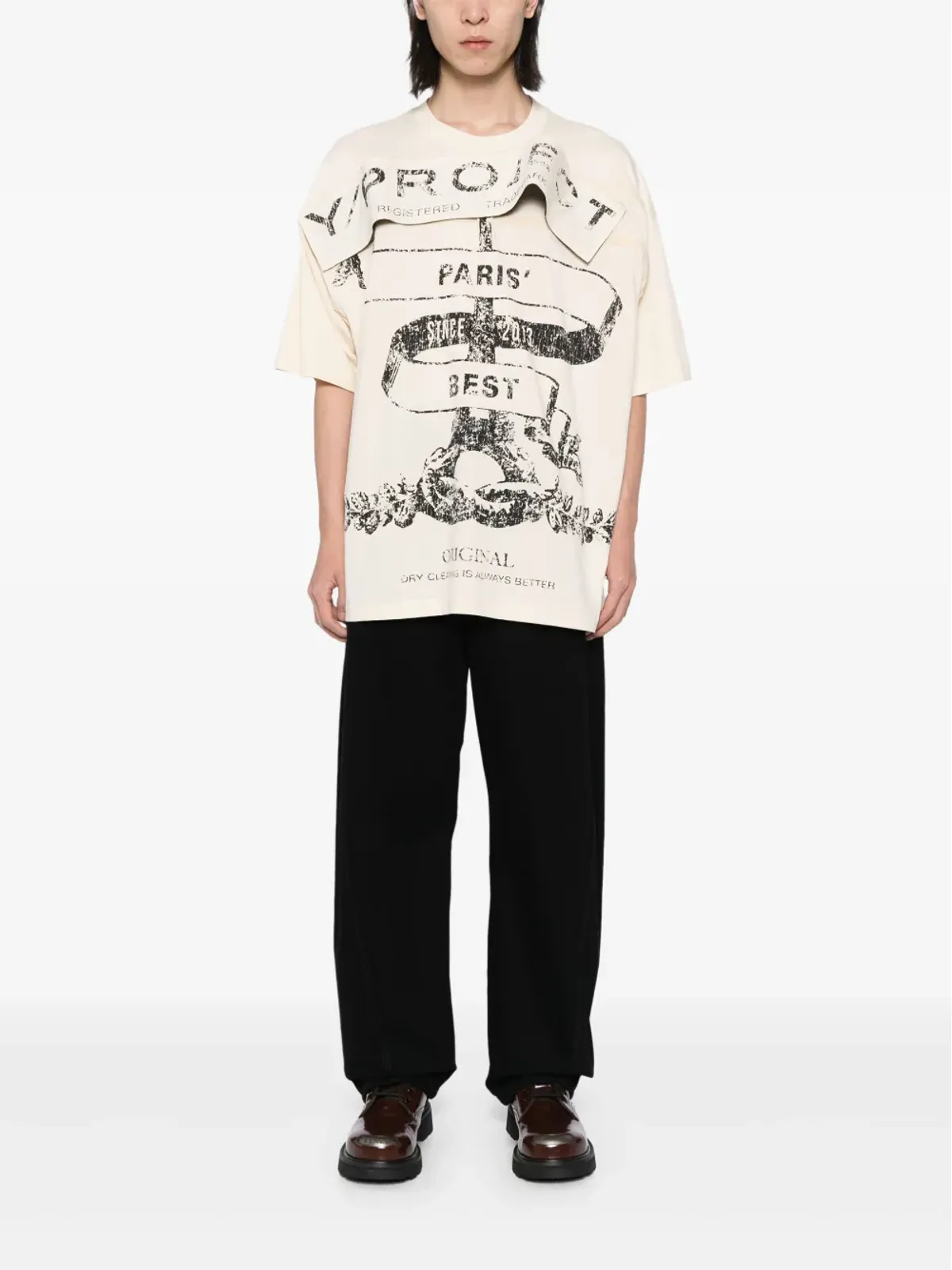 Y/Project エバーグリーン・パリ Tシャツ - 画像2