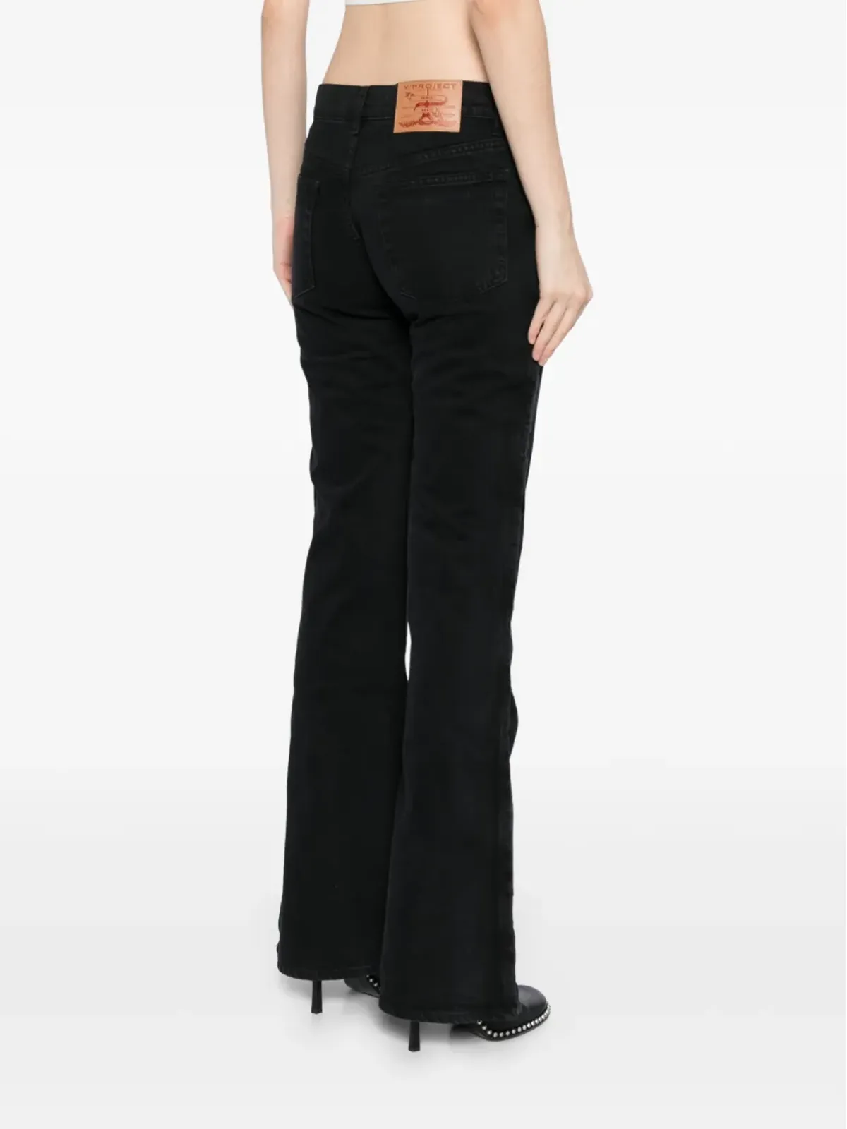 Y/Project サイドフック付きフレアジーンズ - 画像4