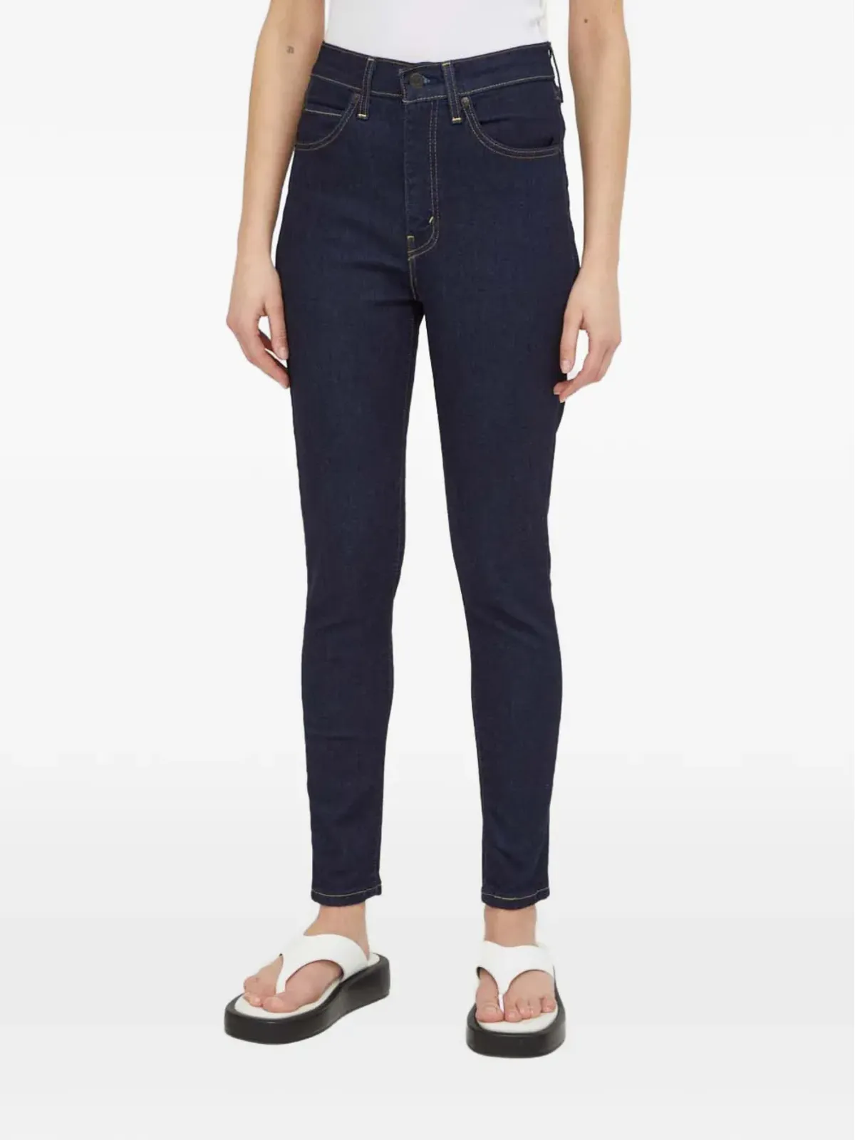 Levi's レトロハイライズ スキニージーンズ - ブルー - 画像1
