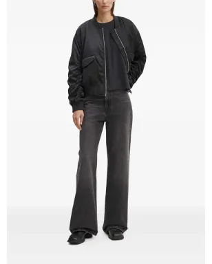 Levi's ギャザー袖ボンバージャケット - ブラック - サムネイル2