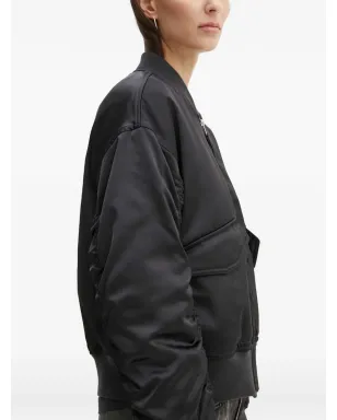 Levi's ギャザー袖ボンバージャケット - ブラック - サムネイル3