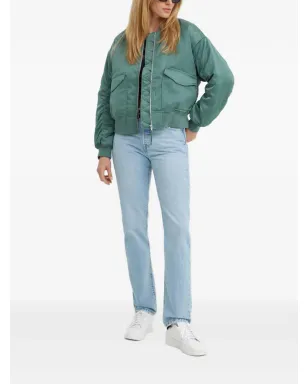 Levi's フラップポケット ボンバージャケット グリーン - サムネイル2