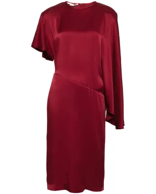 Stella McCartney アシンメトリック マキシドレス - レッド - サムネイル1