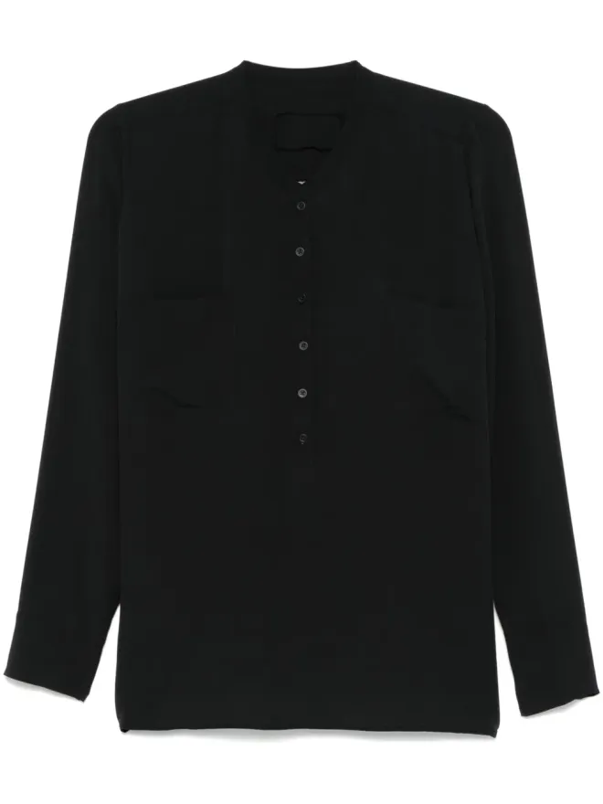 Private 0204 Private 0204 シルクシャツ ブラックの商品画像