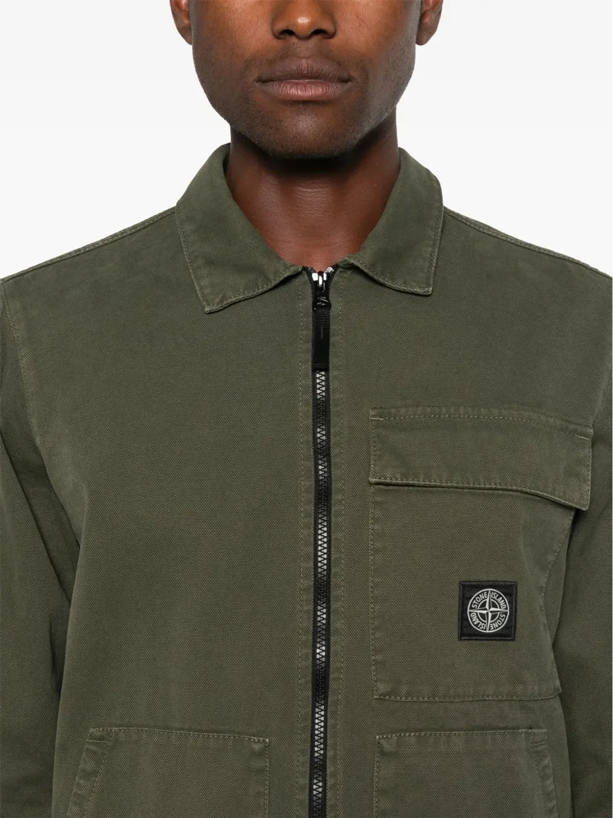 Stone Island コンパスモチーフ シャツ - 画像5