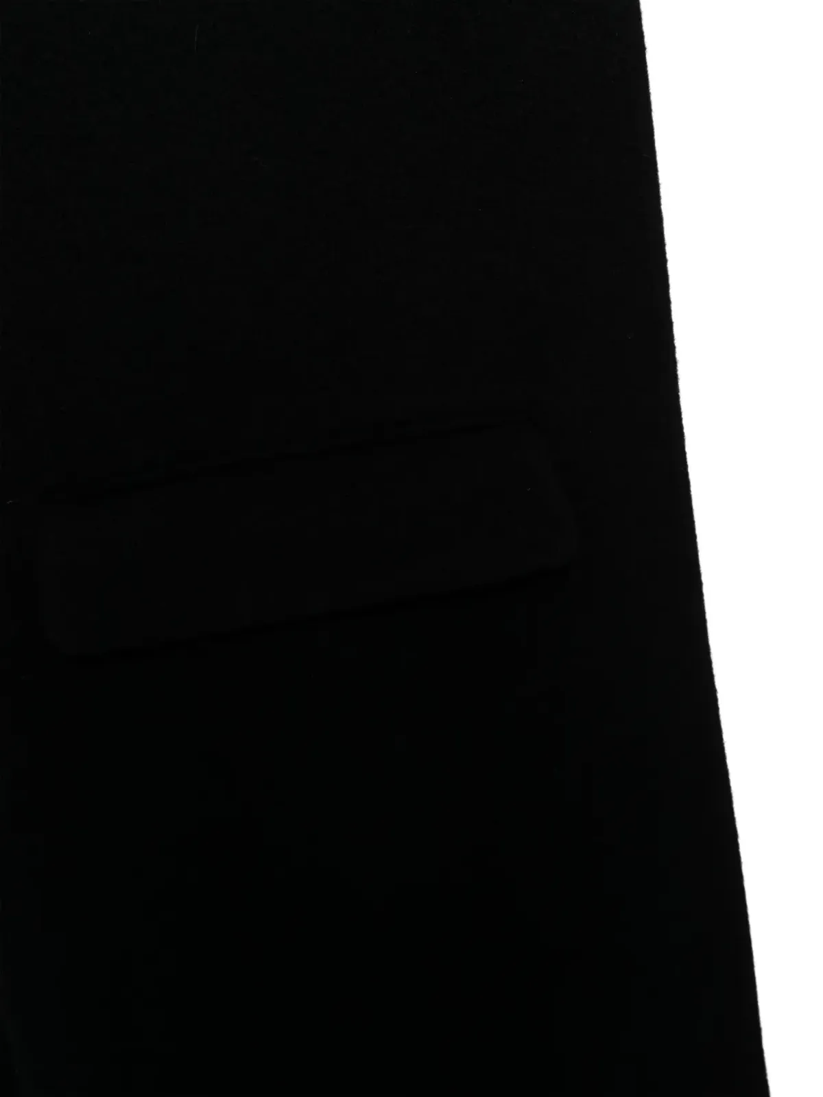 ALAINPAUL pocket wool scarf - Black - 画像2