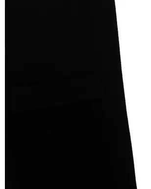 ALAINPAUL pocket wool scarf - Black - サムネイル2