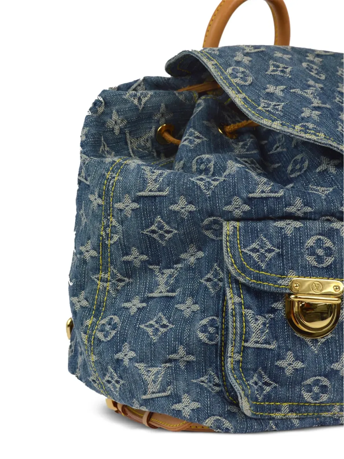 Louis Vuitton ビンテージ モノグラムデニム バックパック - 画像3