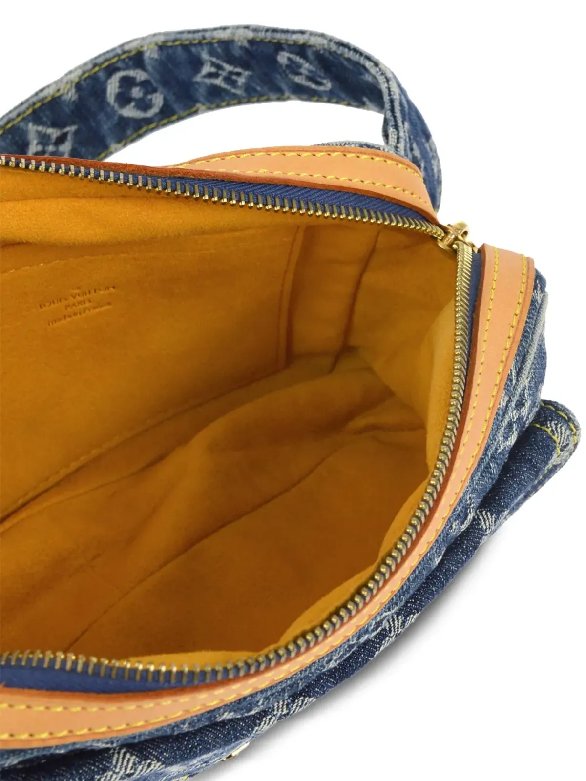 ビンテージ Louis Vuitton モノグラムデニム ベルトバッグ - 画像4