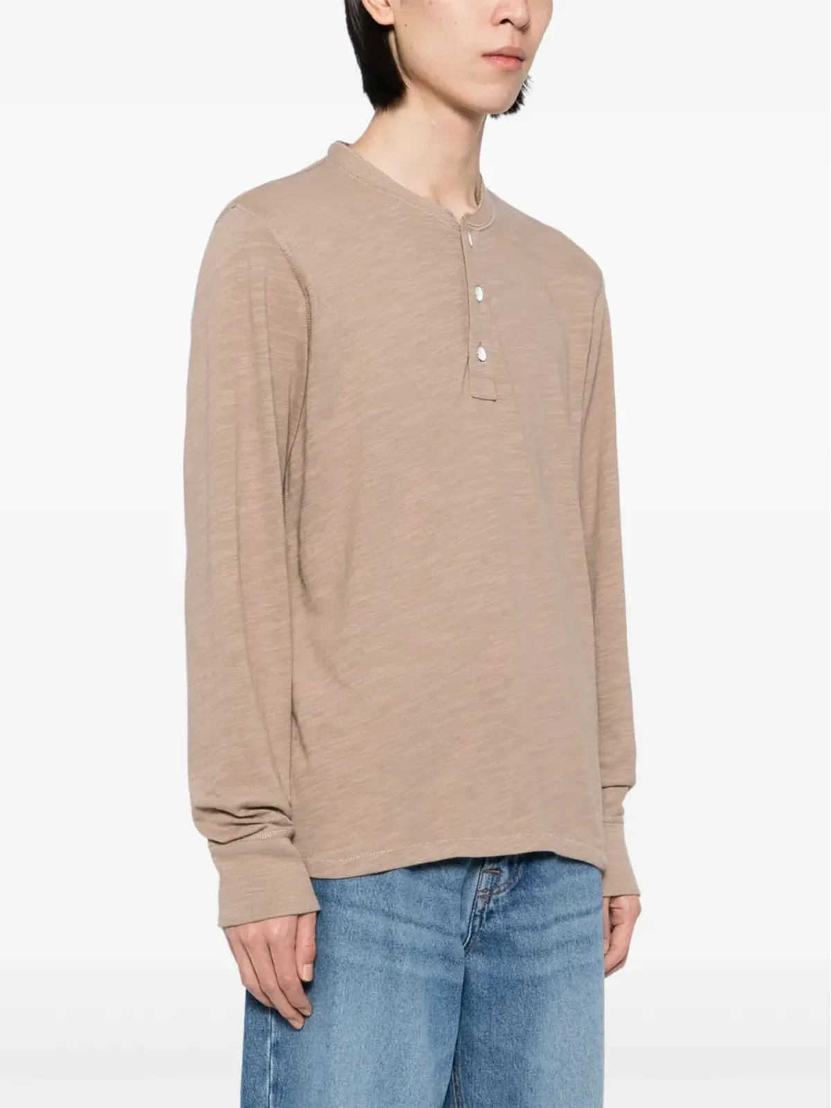 rag & bone クラシック・フレイム ヘンリーポロシャツ - 画像3