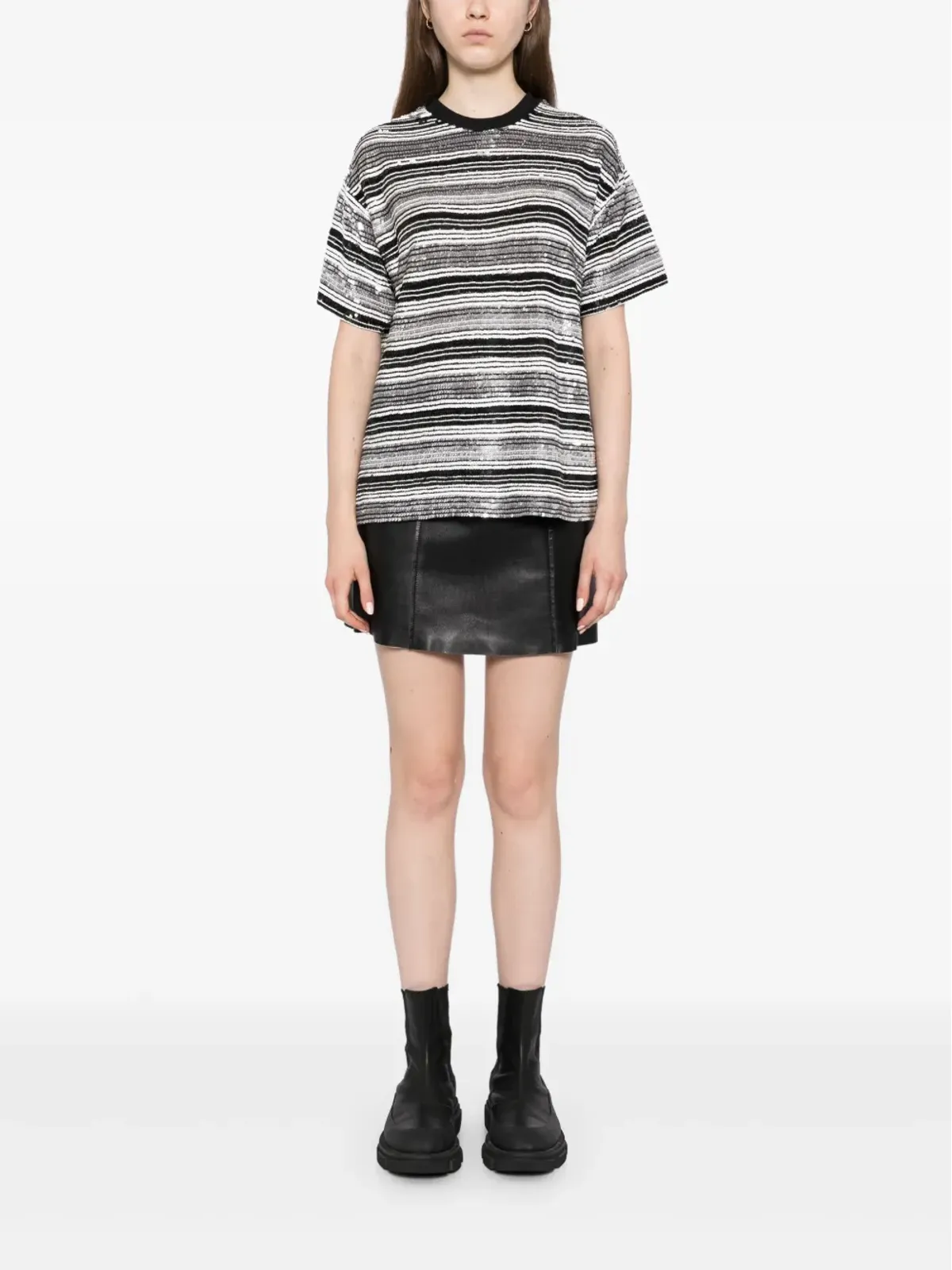 Ashish スパンコール装飾のTシャツ - 画像2