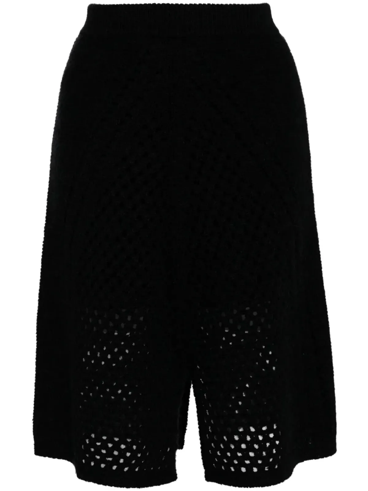 Onefifteen オープンニットスカート - ブラック - 画像1