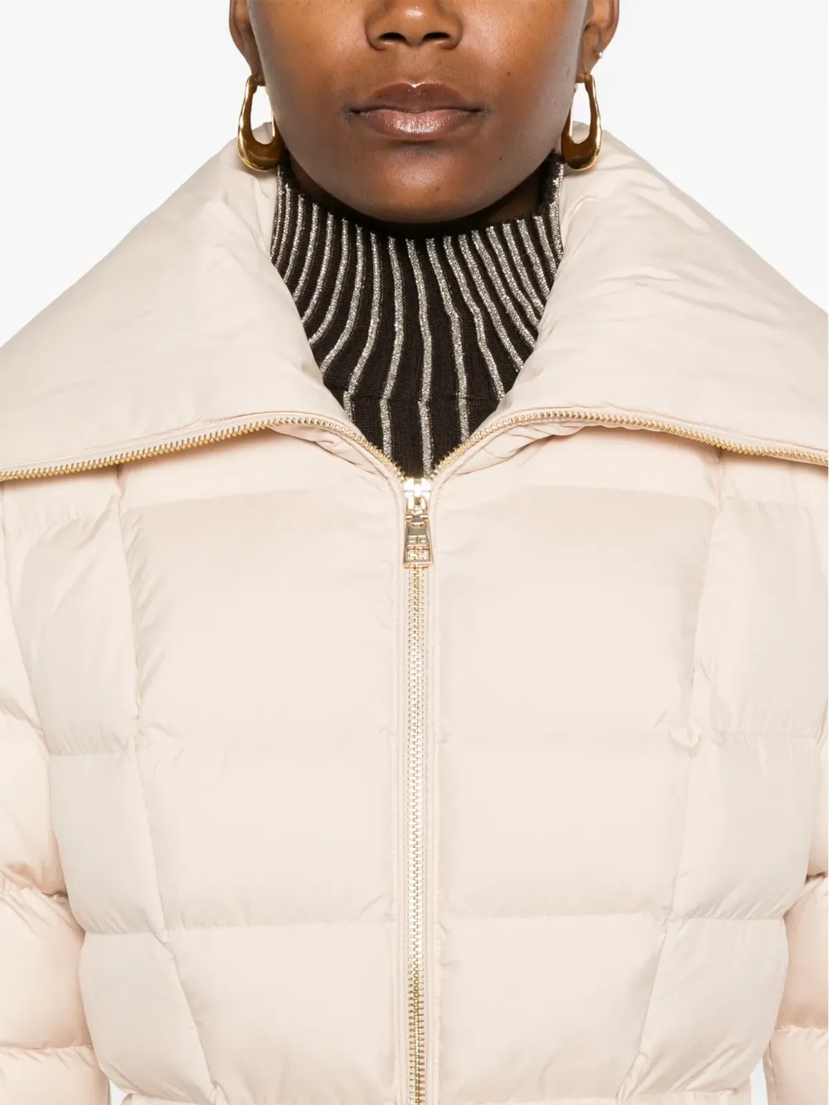 Elisabetta Franchi パディッドジャケット - 画像5