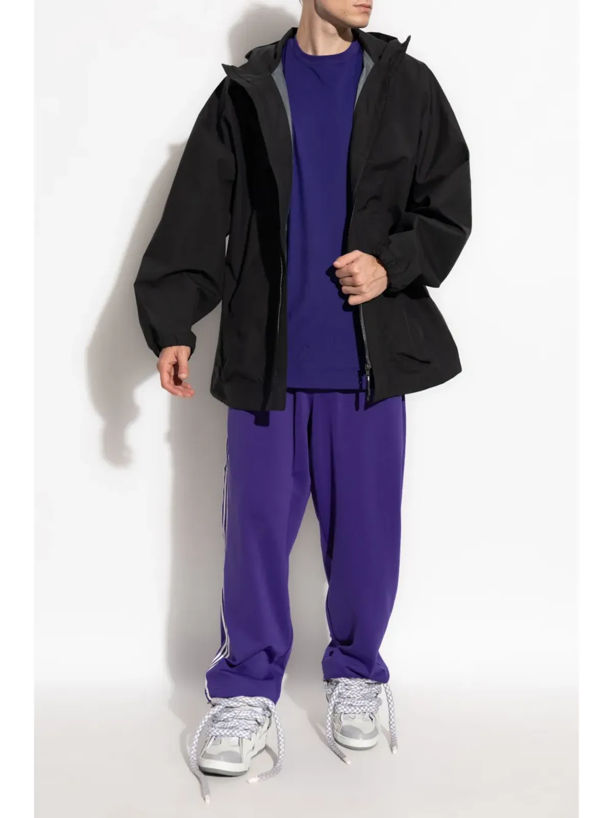 Y-3 ロゴ スウェットパンツ - パープル - 画像2