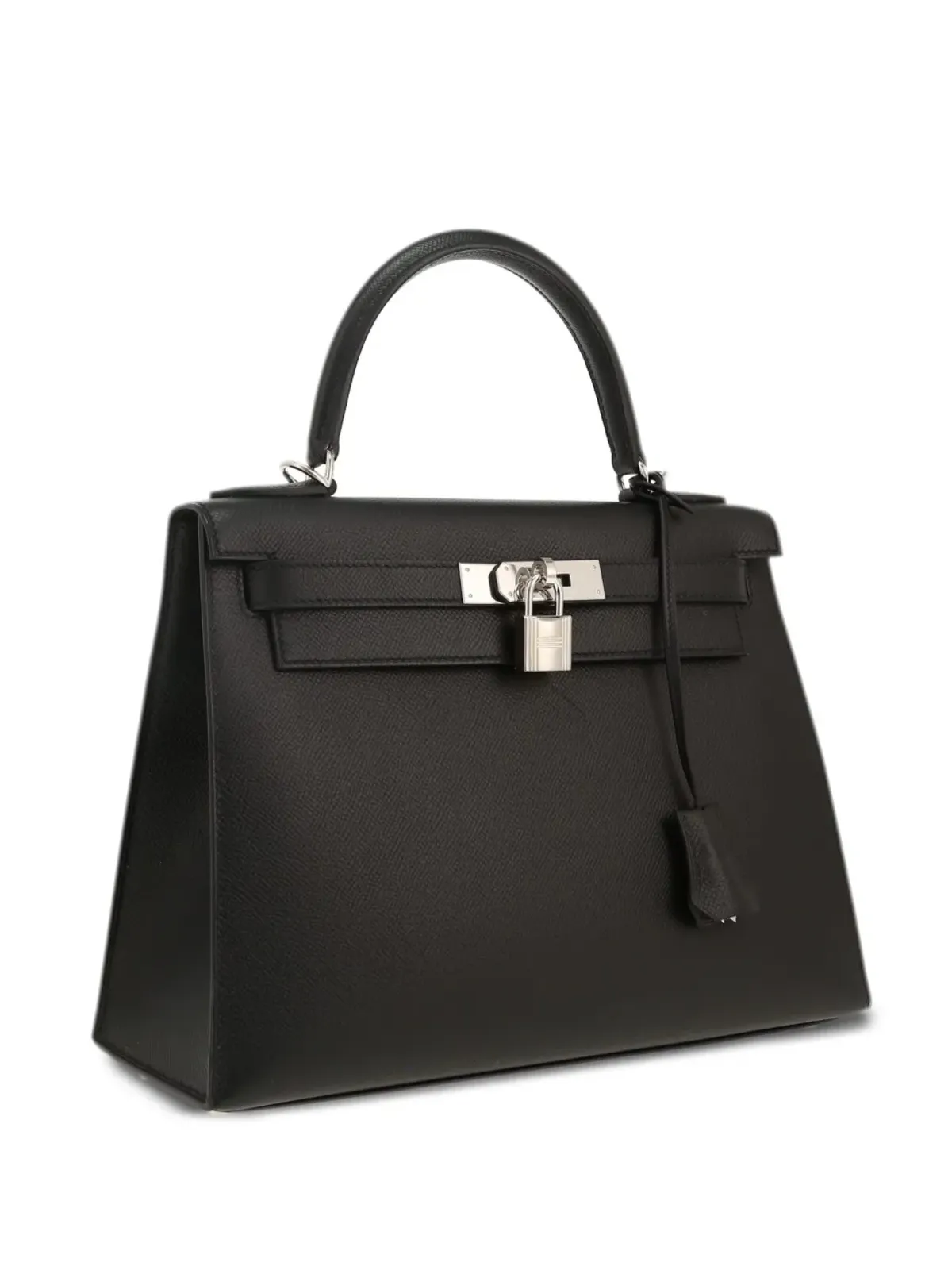 Hermès ビンテージ Kelly 28 cm ハンドバッグ - ブラック - 画像4