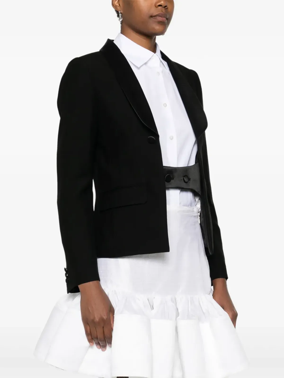 Noir Kei Ninomiya ショールラペル ブレザー - 画像3
