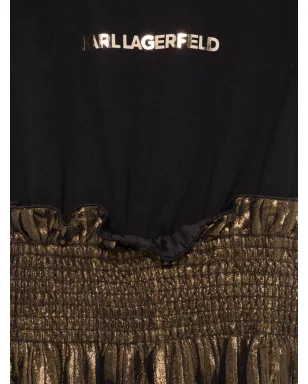 Karl Lagerfeld Kids ロゴプリントドレス - サムネイル3