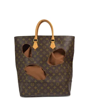 Louis Vuitton ビンテージ 2014年 x コムデギャルソン・ホールズ トートバッグ - ブラウン - サムネイル1