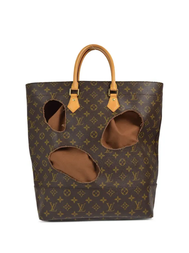 Louis Vuitton Pre-Owned Louis Vuitton ビンテージ 2014年 x コムデギャルソン・ホールズ トートバッグ - ブラウンの商品画像