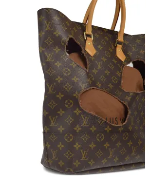 Louis Vuitton ビンテージ 2014年 x コムデギャルソン・ホールズ トートバッグ - ブラウン - サムネイル3