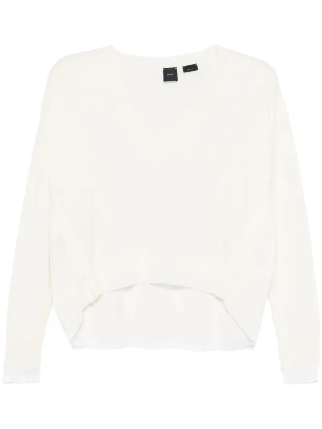 PINKO PINKO コントラストトリム セーター - ホワイトの商品画像