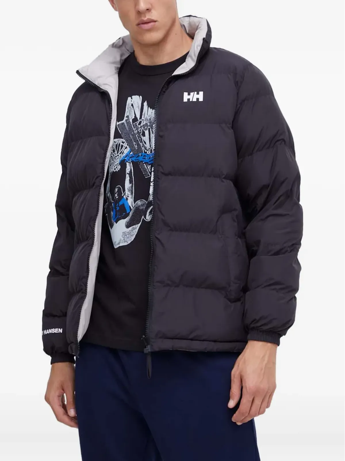 Helly Hansen ロゴ入りパファージャケット - 画像4
