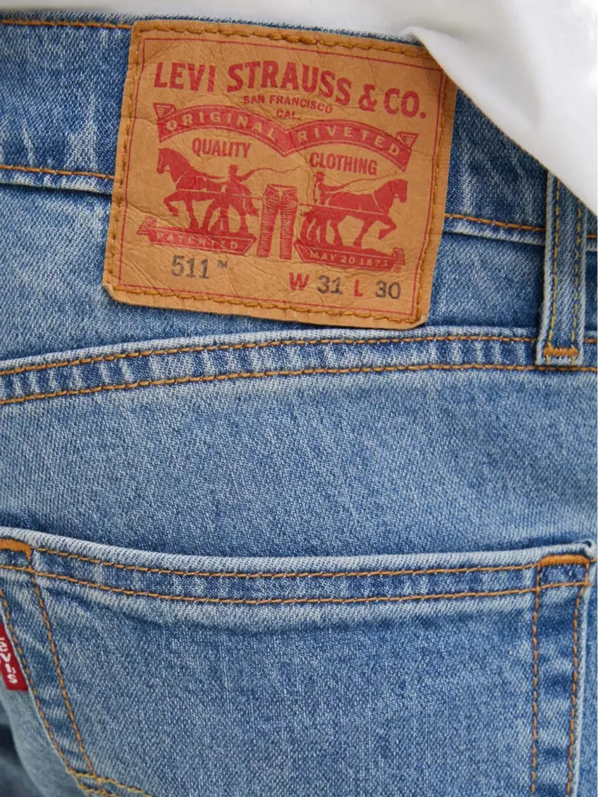 Levi's パッチポケット デニムジーンズ - ブルー - 画像3