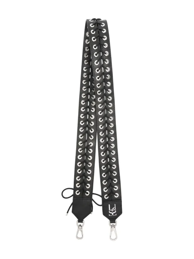 Ludovic de Saint Sernin Ludovic de Saint Sernin レースアップバッグストラップ ブラックの商品画像