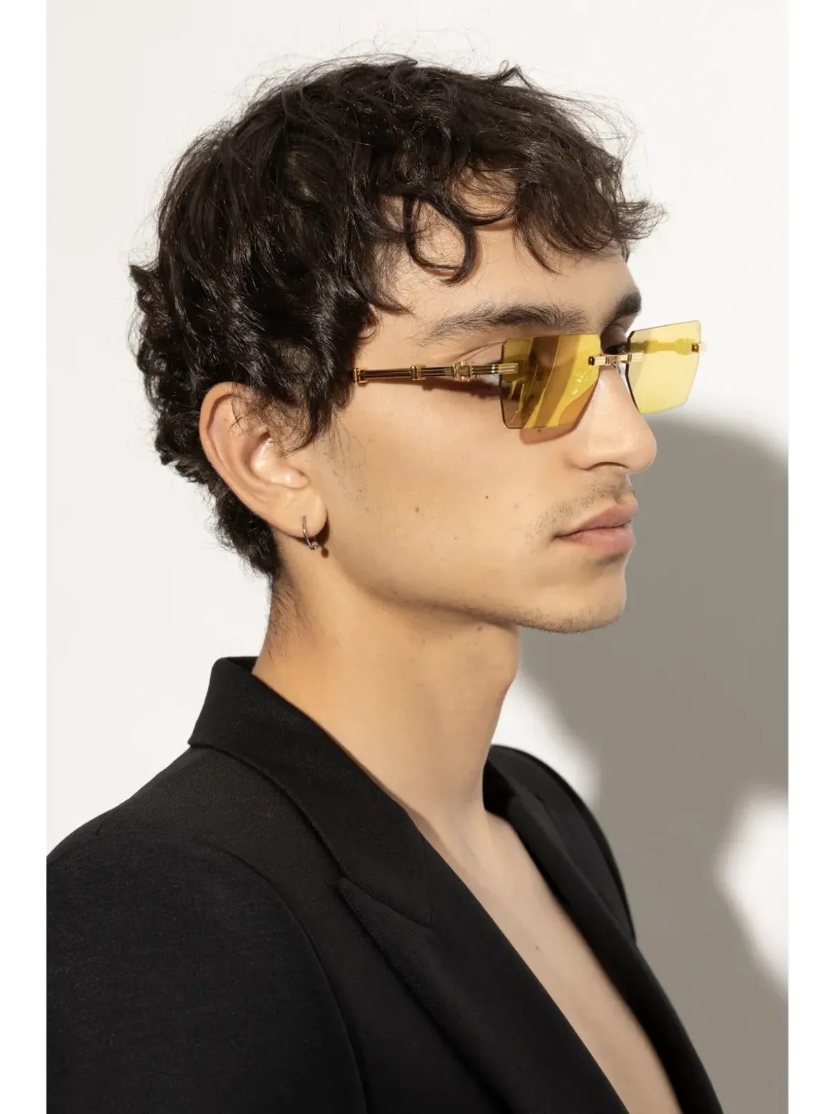 Balmain Eyewear BPS-150G-53 矩形フレーム サングラス - 画像3