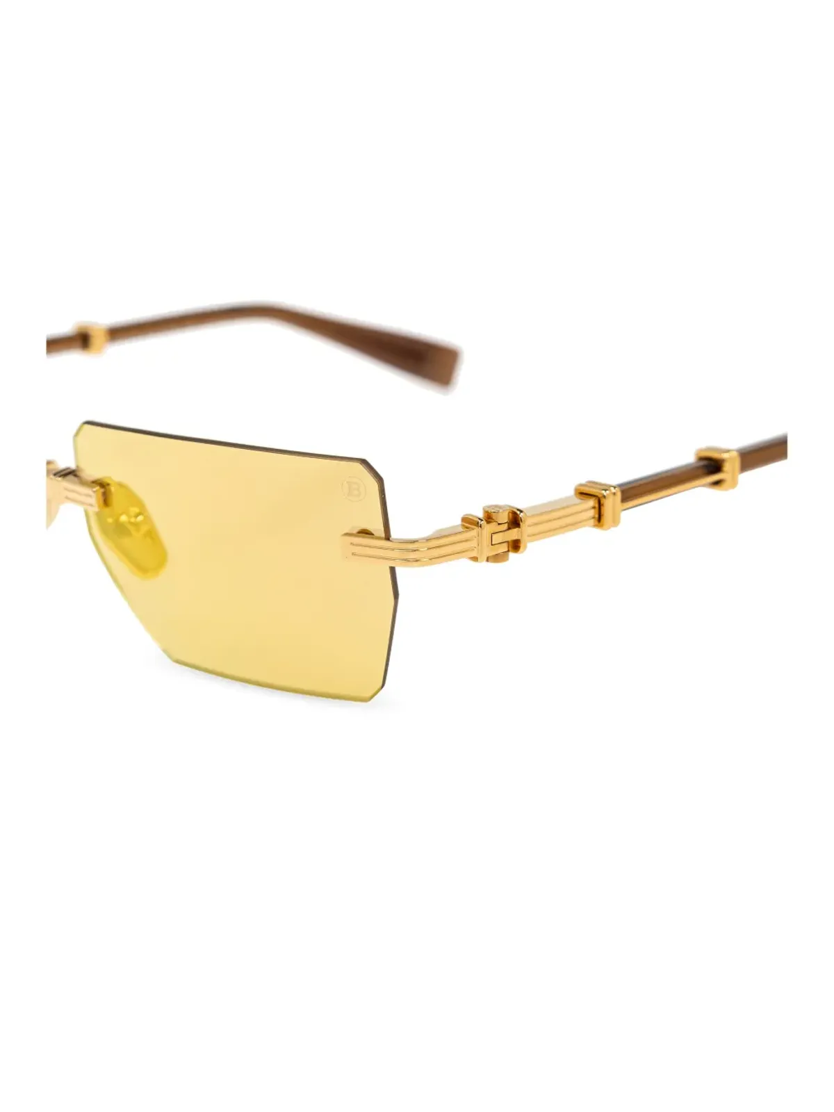 Balmain Eyewear BPS-150G-53 矩形フレーム サングラス - 画像4