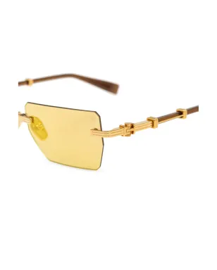 Balmain Eyewear BPS-150G-53 矩形フレーム サングラス - サムネイル4