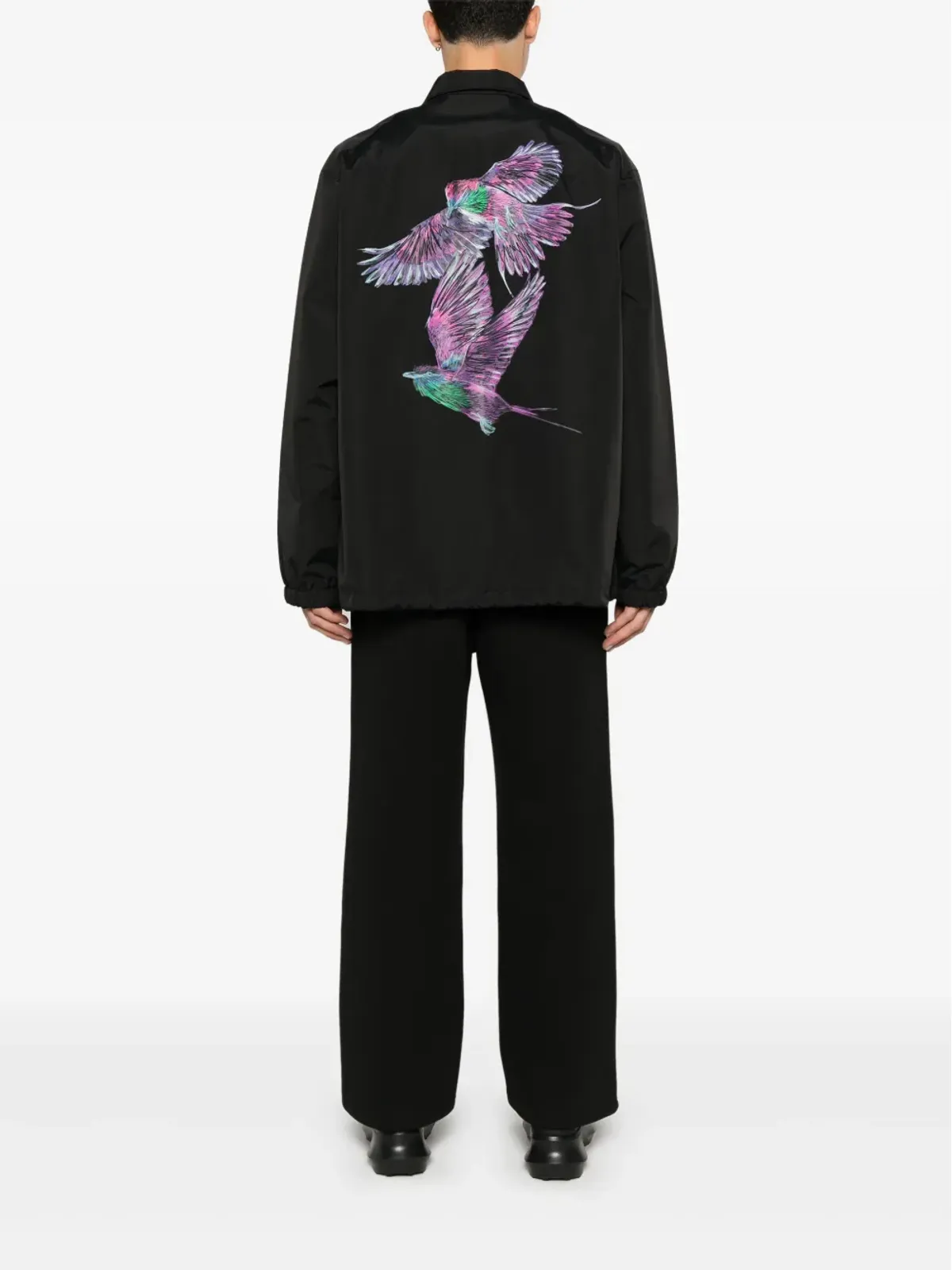 Y-3 グラフィックプリントジャケット - ブラック - 画像2