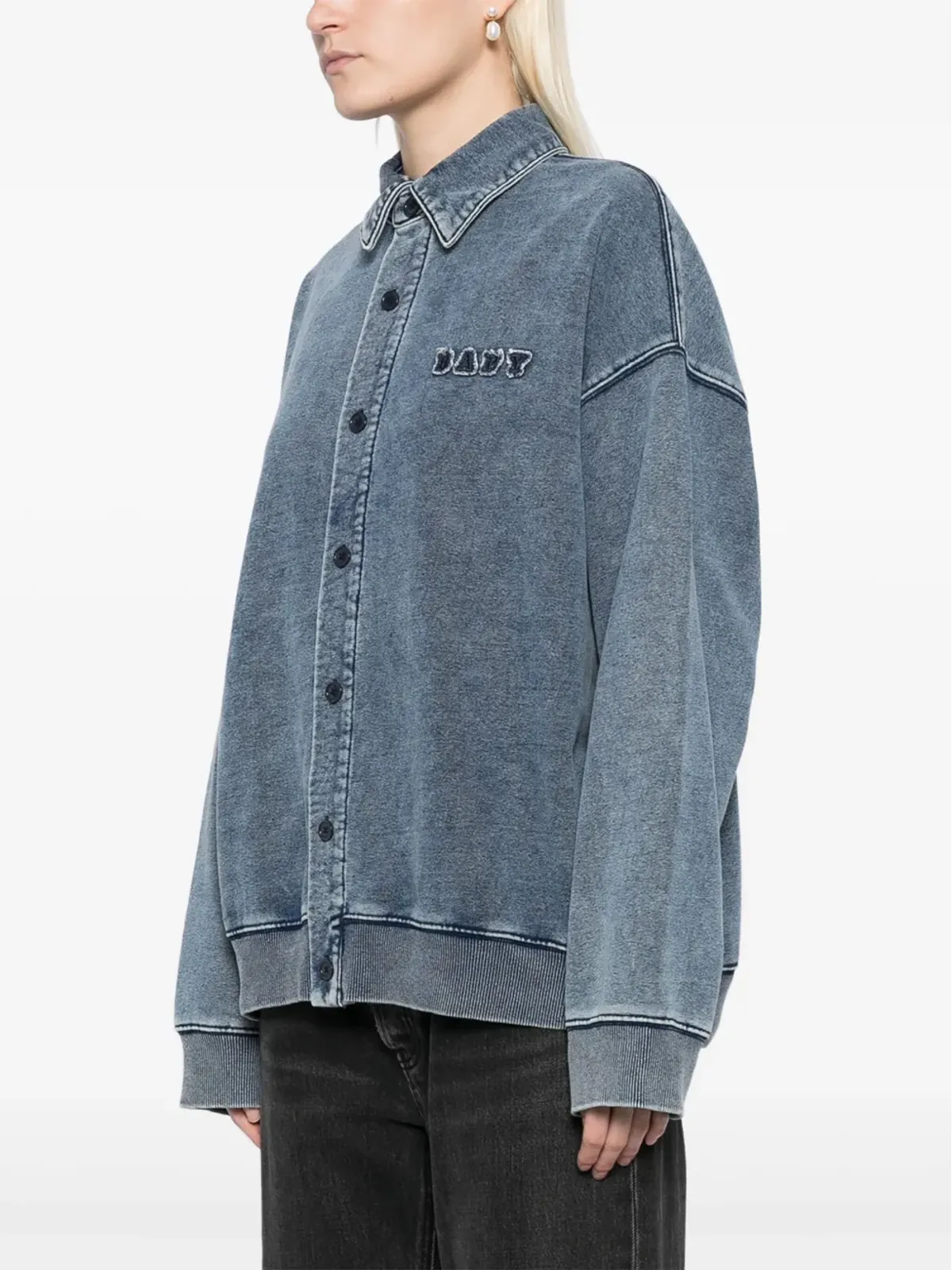 A BATHING APE® ロゴパッチ長袖シャツ - 画像3