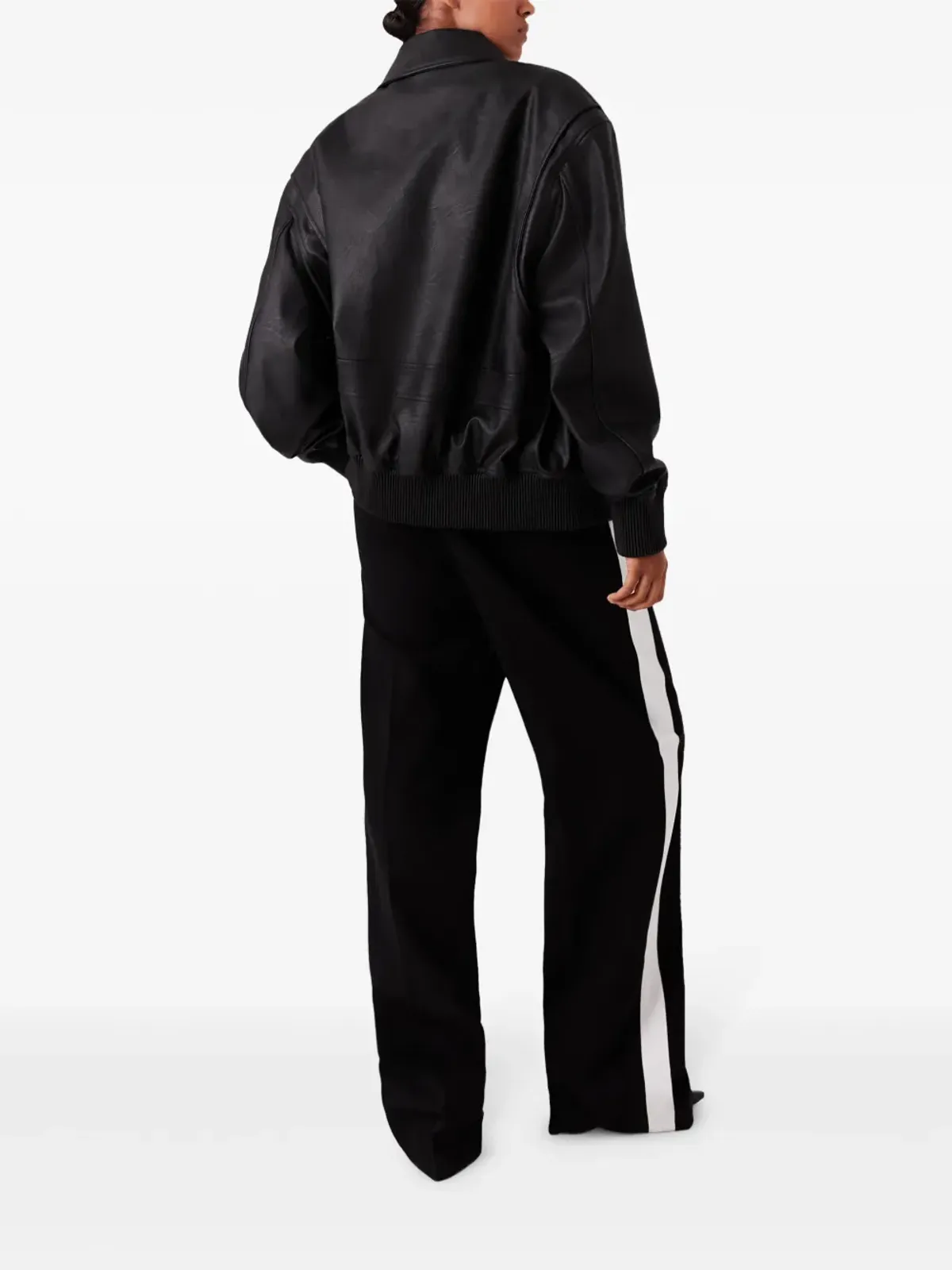 Stella McCartney ストライプディテールのストレートレッグパンツ - 画像3