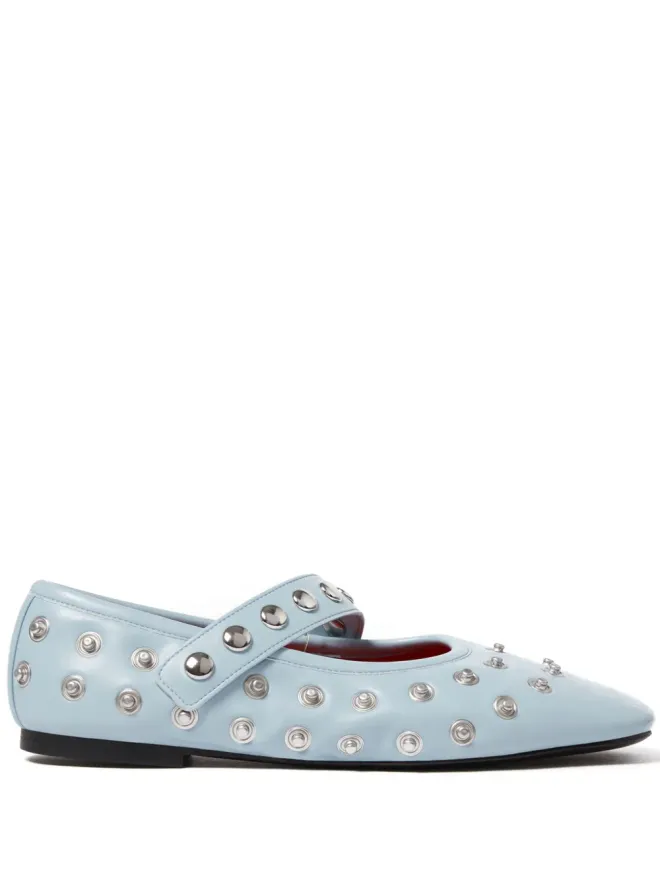 Stella McCartney Stella McCartney Ryder バレエフラット ブルーの商品画像