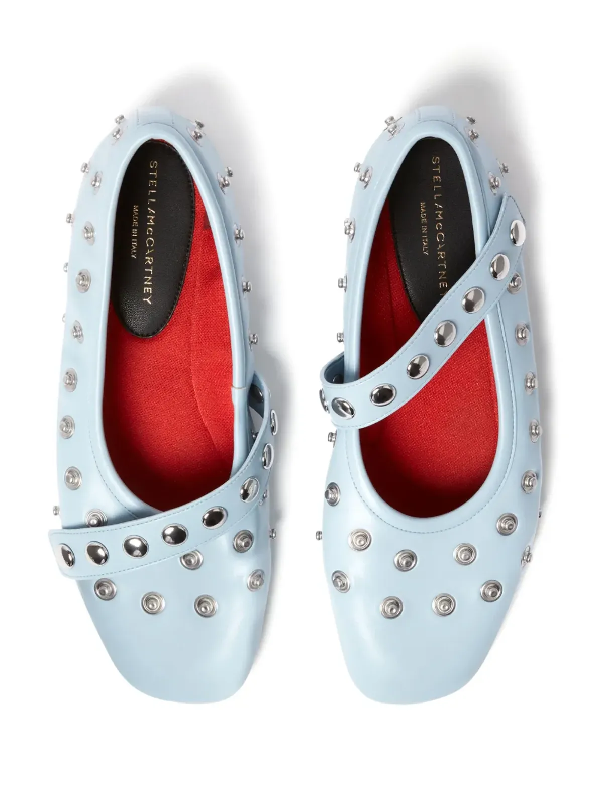 Stella McCartney Ryder バレエフラット ブルー - 画像4