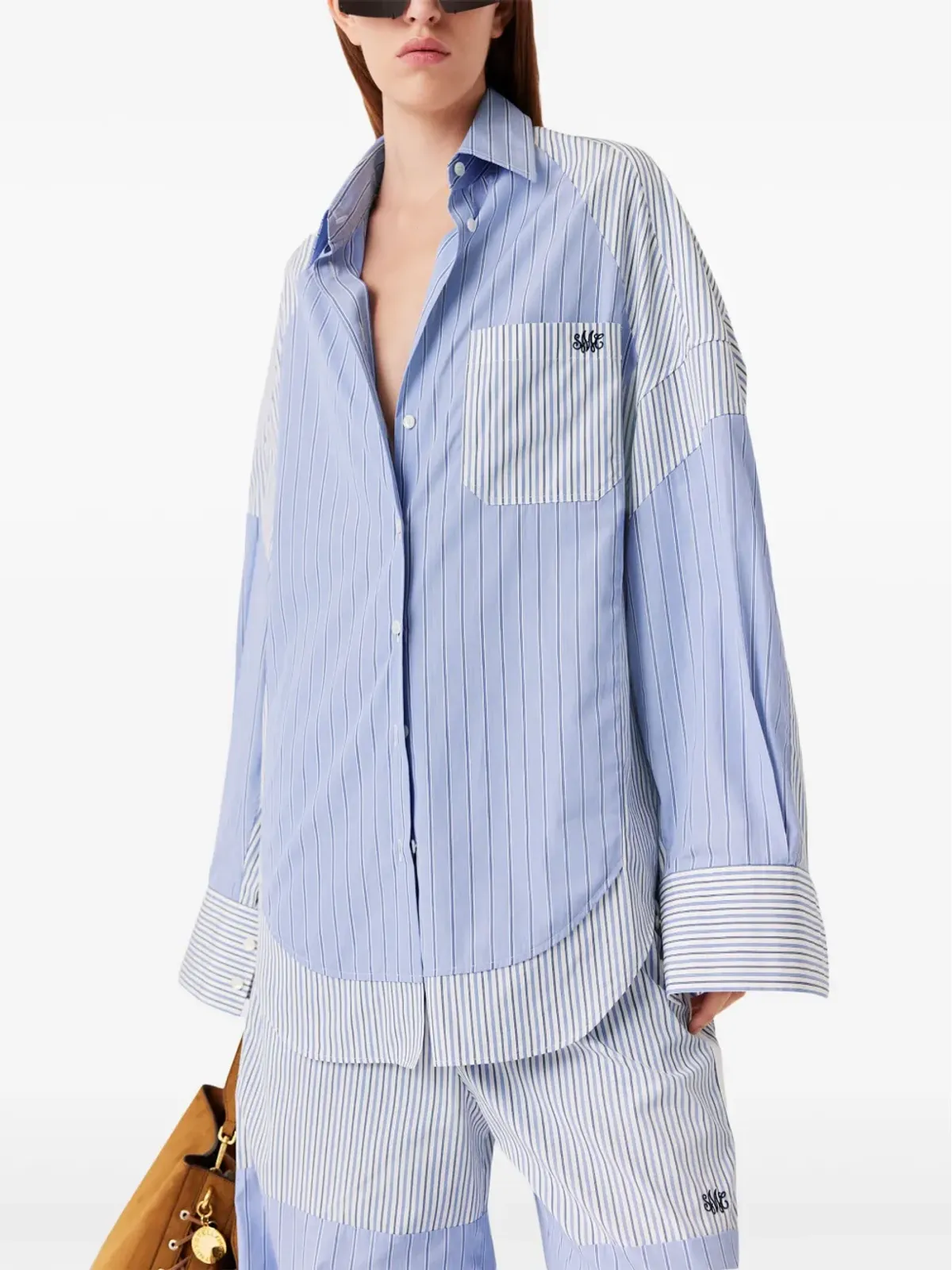Stella McCartney ストライプシャツ - ブルー - 画像4