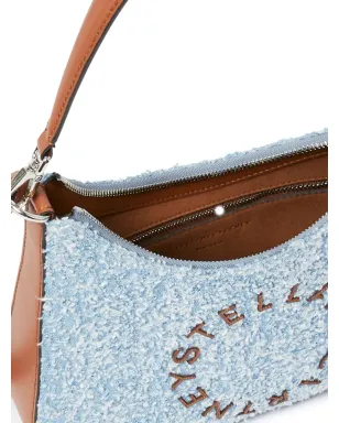 Stella McCartney ツイードショルダーバッグ ブルー - サムネイル5