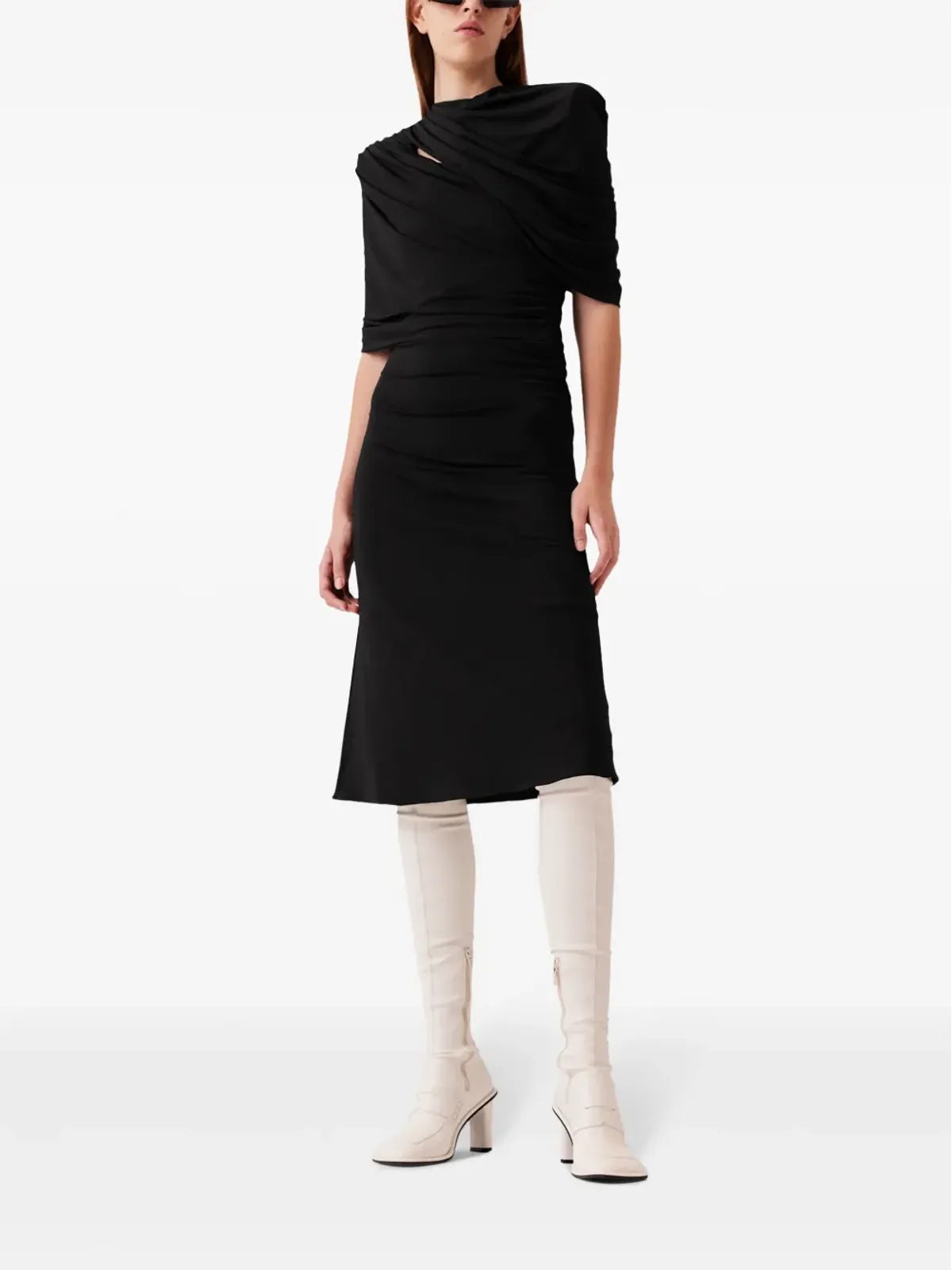 Stella McCartney ドレープミディドレス - 画像2