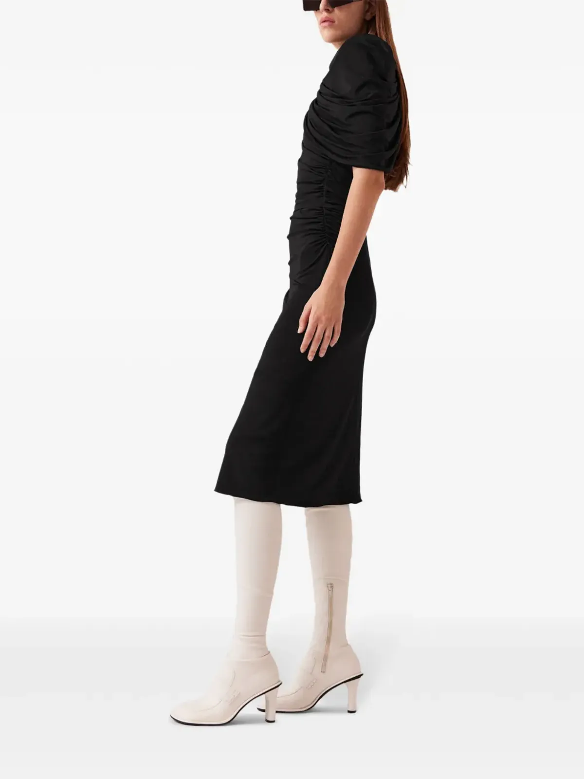 Stella McCartney ドレープミディドレス - 画像3