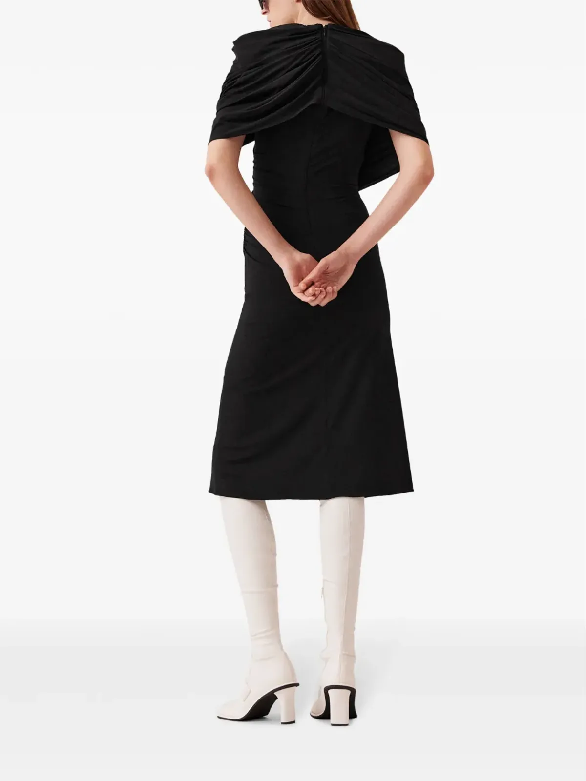 Stella McCartney ドレープミディドレス - 画像4