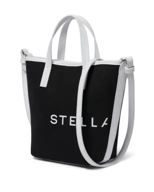 Stella McCartney ロゴプリント バケットバッグ - ブラック - サムネイル4