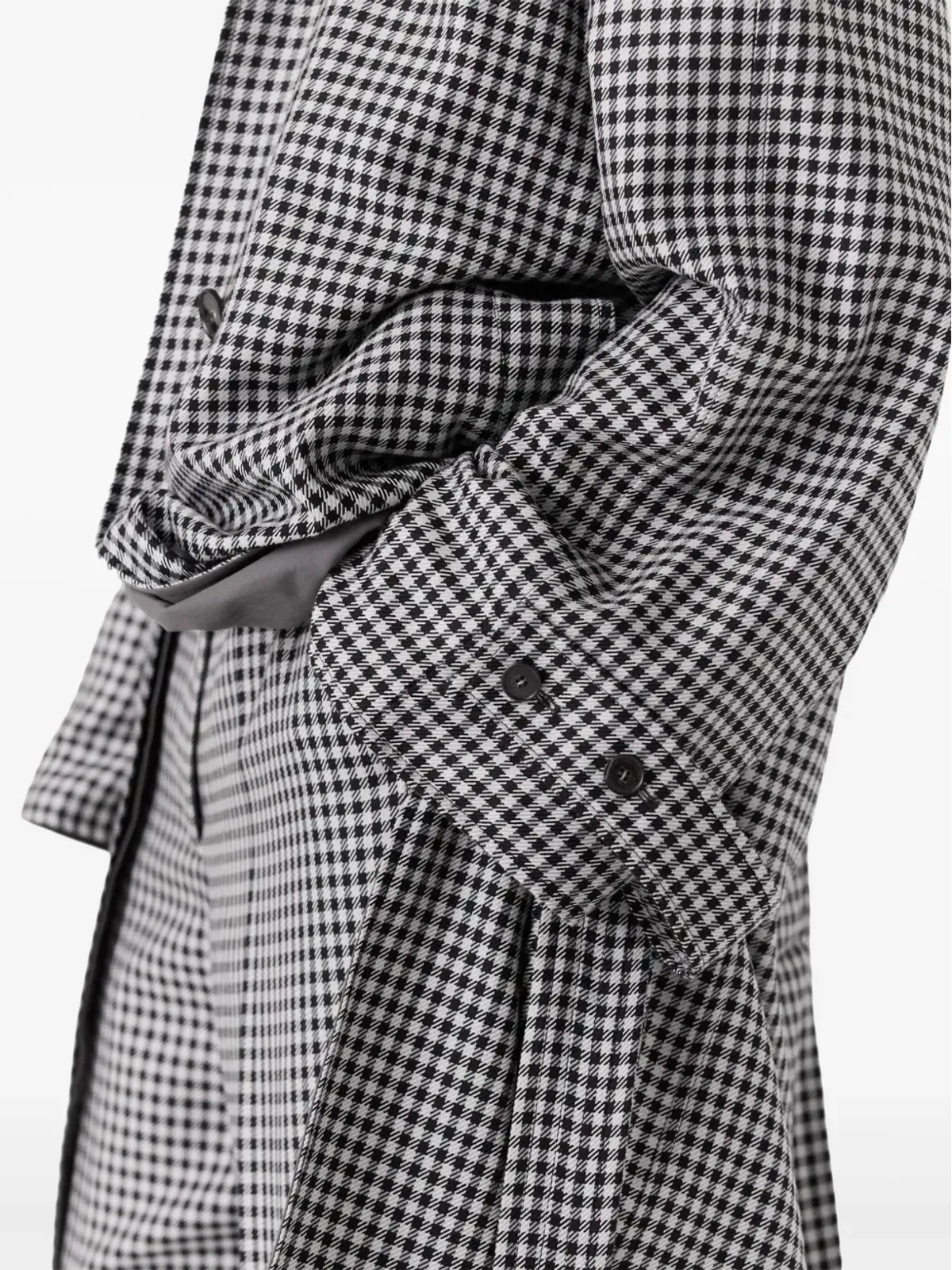 Stella McCartney チェック柄リバーシブル カーコート - 画像5