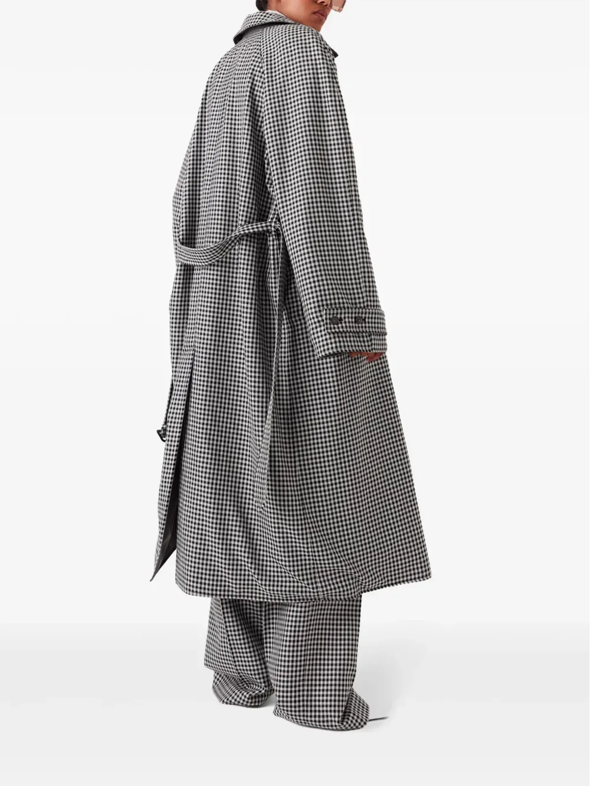 Stella McCartney チェック柄リバーシブル カーコート - 画像4